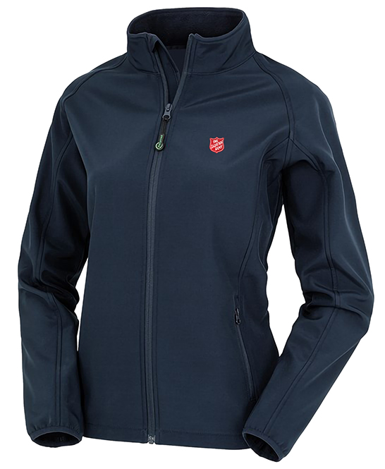 Sustainable Ladies Softshell Jacket Navy